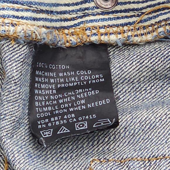 Nautica Jeans Mens 34x32 Blue Straight Leg Relax Fit Classic Denim Cotton - Picture 7 of 13